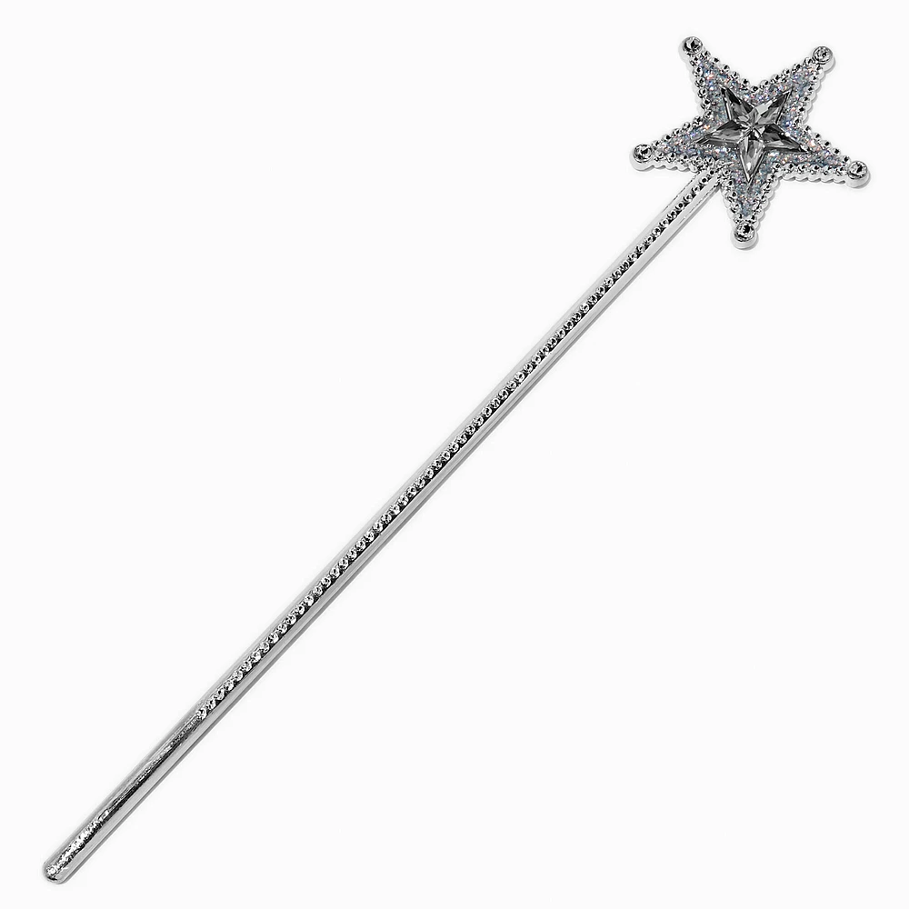 Claire's Club Starry Silver-tone Wand