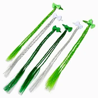 St. Patrick's Day Faux Hair Snap Clips - 6 Pack