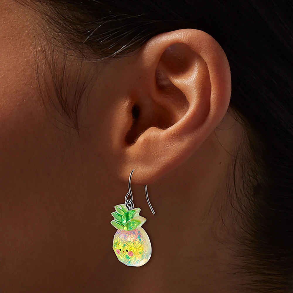 Sparkle Pineapple Drop Earrings