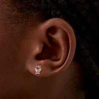 Pearl Floral Stud Earrings - 9 Pack