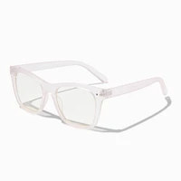 Light Rectangular Clear Lens Frames