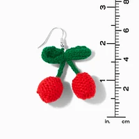 Crochet Cherries 1.5" Drop Earrings