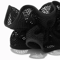 Black Mesh Hair Scrunchie