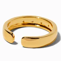 C LUXE by Claire's 18k Yellow Gold Plated Crystal Sunburst Toe Ring