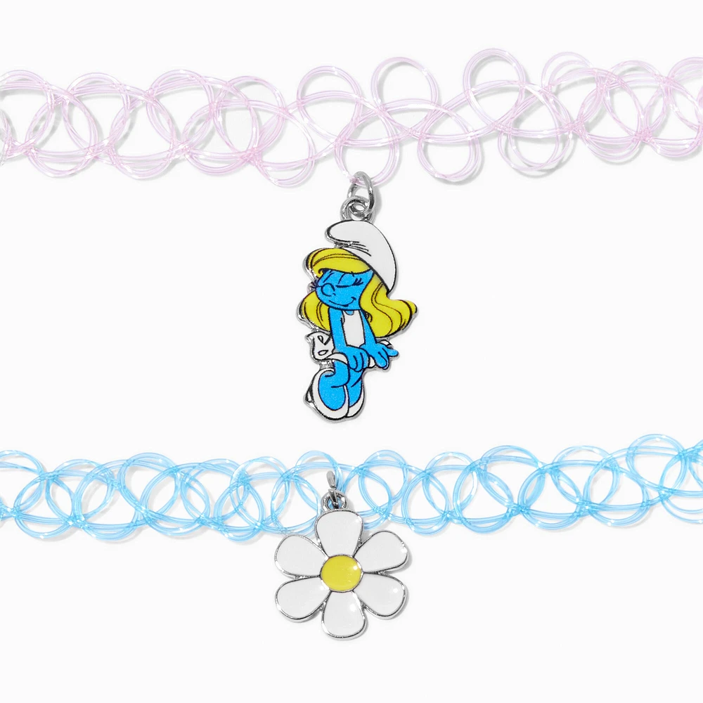 The Smurfs™ Claire's Exclusive Tattoo Choker Necklace Set - 2 Pack