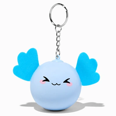 Blue Axolotl Stress Ball Keychain