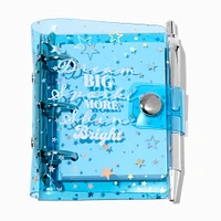 Silver Stars Inspirational Mini Journal Notebook