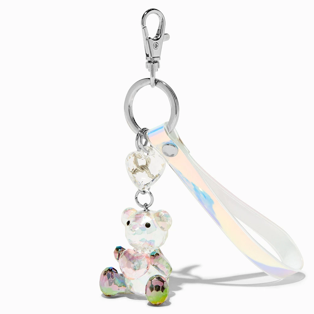 Holographic Bear Keychain