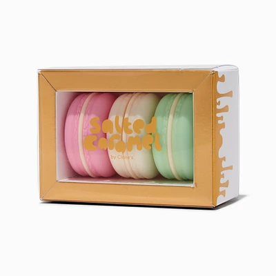 C by Claire's Limited Edition Salted Caramel Macaron Super Balm Trip Gift Set - 3 Pack