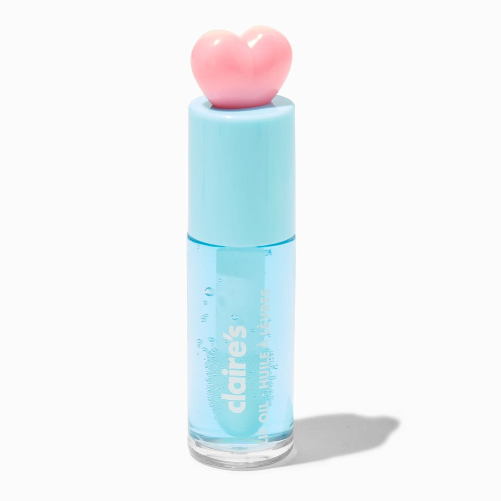 Coral Heart Blue Lip Oil