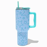 Blue Star Stainless Steel Handled Tumbler