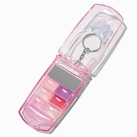 Butterfly Bling Flip Phone Lip Gloss Set