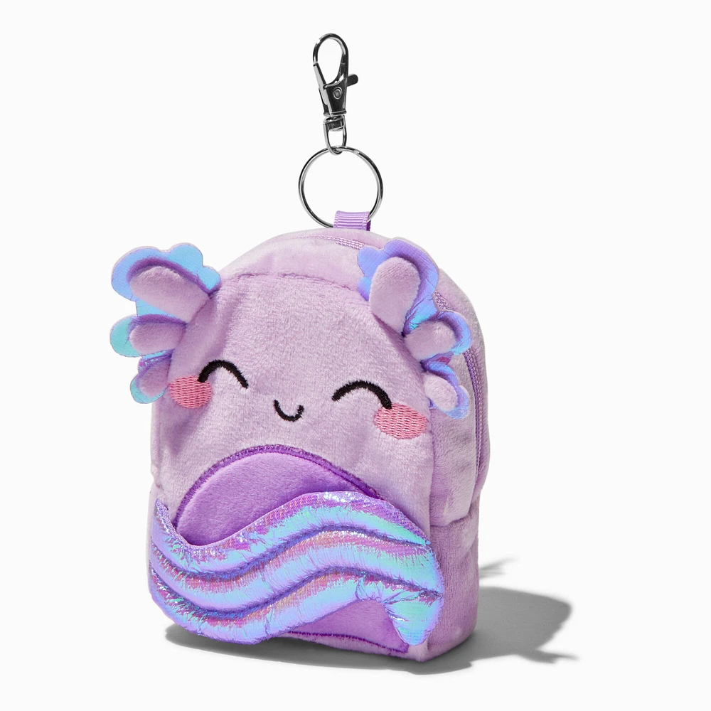 Purple Axolotl 4'' Backpack Stationery Set