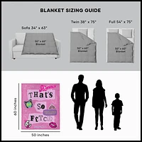 Mean Girls™ x Claire's So Fetch Silk Touch Throw Blanket