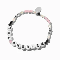 ''The Problem'' Beaded Stretch Bracelet