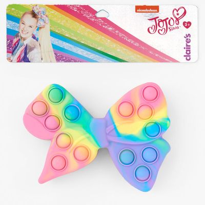 Jojo Siwa™ Claire's Exclusive Rainbow 3D Bow Popper Fidget Toy