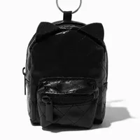 Black Cat Plush Mini Backpack Keychain