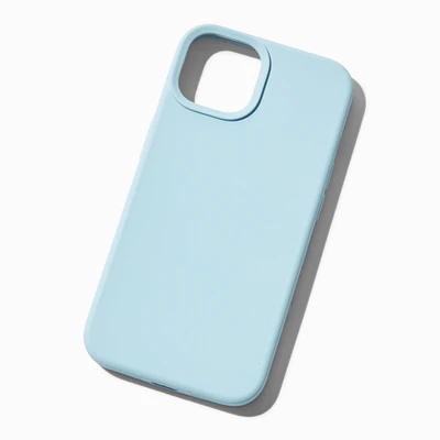 Solid Baby Blue Silicone Phone Case - Fits iPhone® 13/14/15