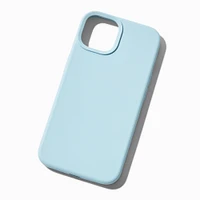 Solid Baby Blue Silicone Phone Case - Fits iPhone® 13/14/15