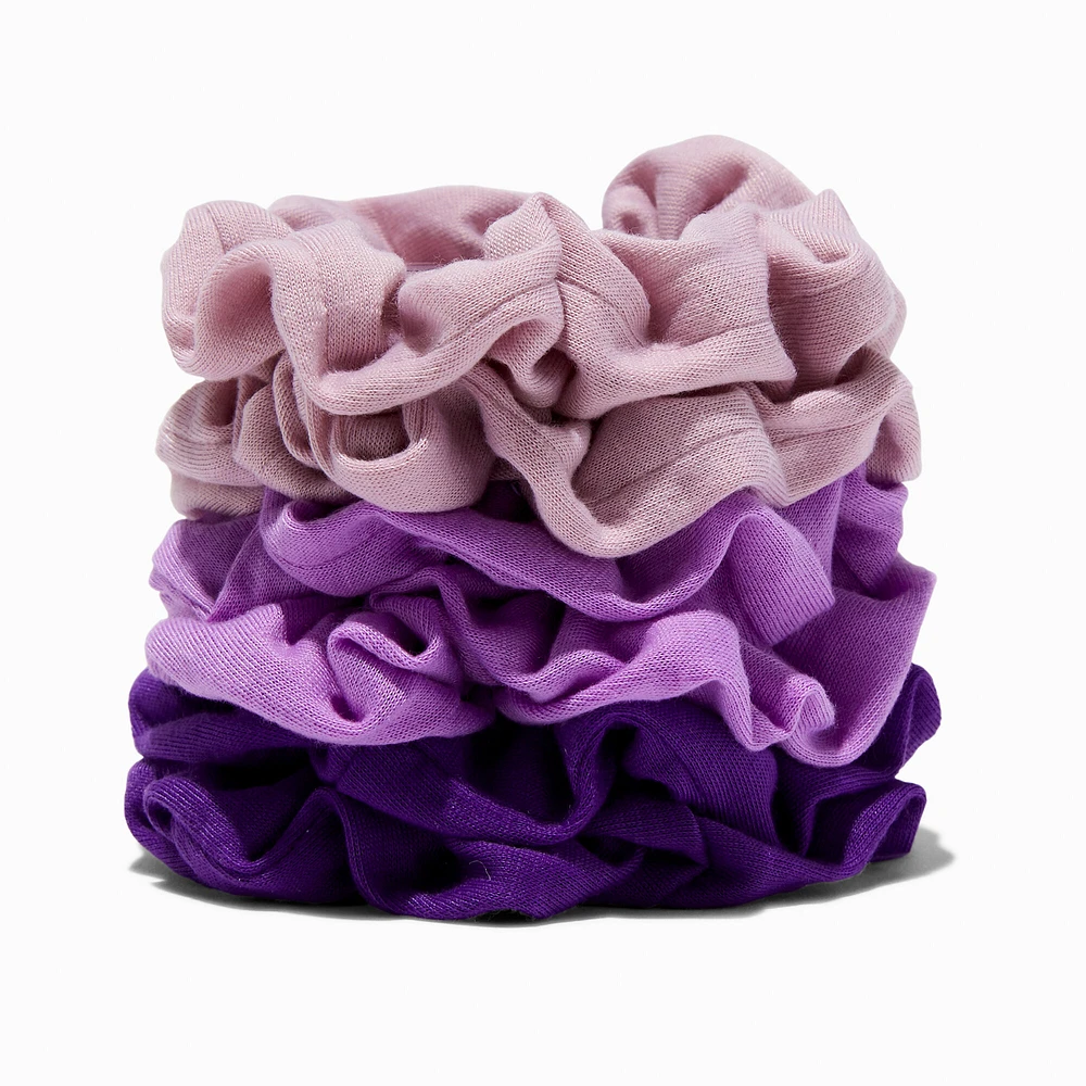 Tonal Purple Hair Scrunchies - 6 Pack