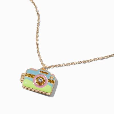 Camera Locket Pendant Necklace