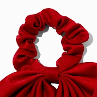 Small Red Hair Scrunchie Scarf