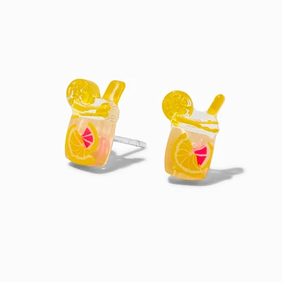 C LUXE by Claire's Sterling Silver Post Lemonade Stud Earrings