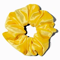 Medium Yellow Velvet Hair Scrunchie