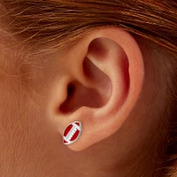 Football Stud Earrings - 3 Pack