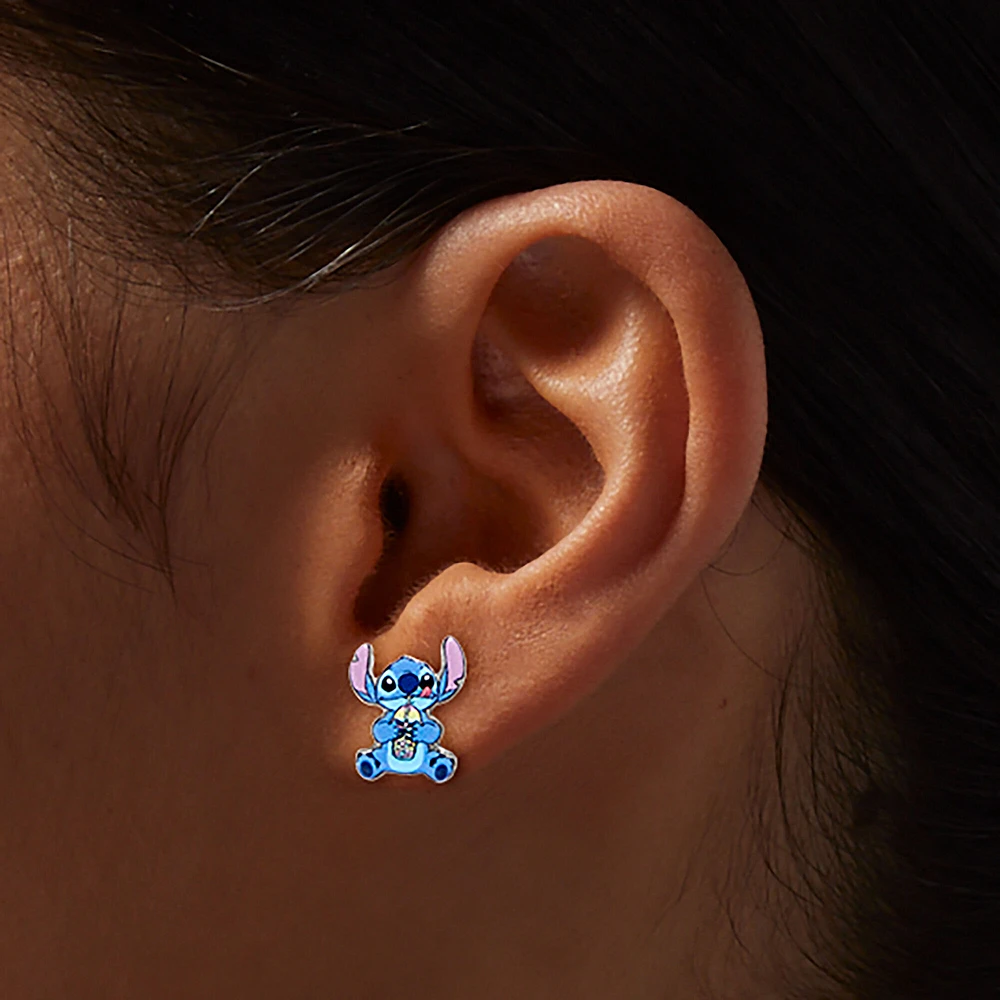 Disney Stitch Claire's Exclusive Summer Stud Earring Set - 12 Pack