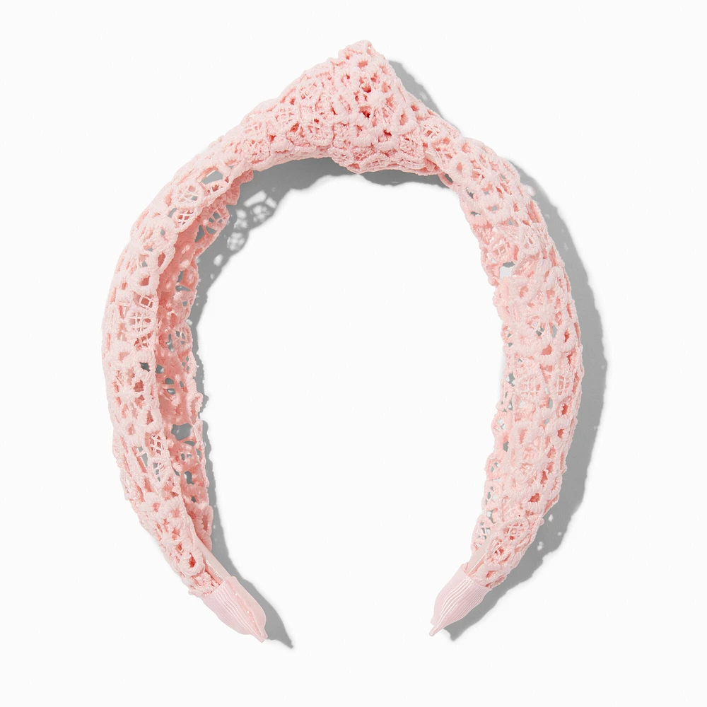 Eyelet Knotted Headband