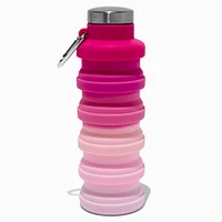 Collapsible Pink Ombré Water Bottle