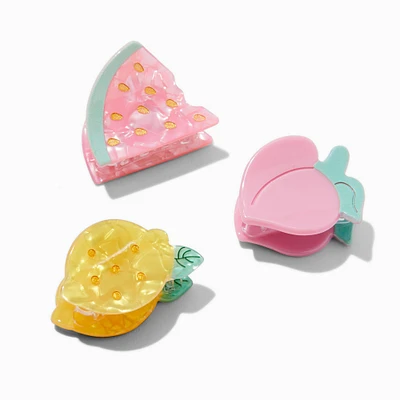 Fruit Mini Hair Claws - 3 Pack