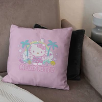 Hello Kitty® Palm Tree Printed Throw Pillow (ds)