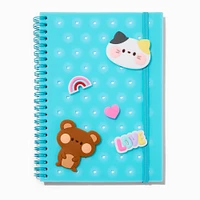 Blue Silicone Charm Diary