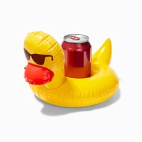 Yellow Rubber Duckie Drink Floatie