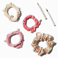 Pearl Brights Scrunchie & Hair Pin Set - 6 Pack