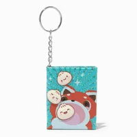 Red Panda Mini Glitter Diary Keychain
