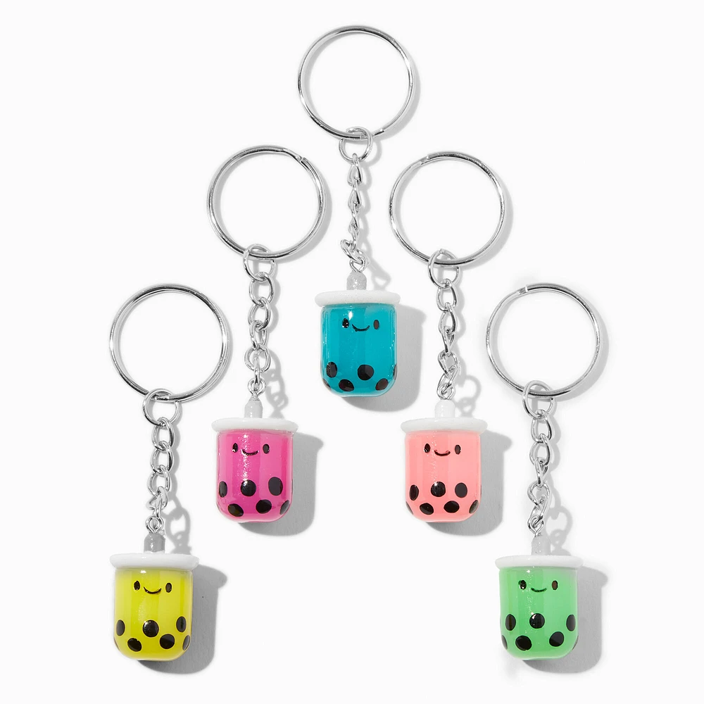 Boba Tea Best Friends Glow In The Dark Keychains - 5 Pack