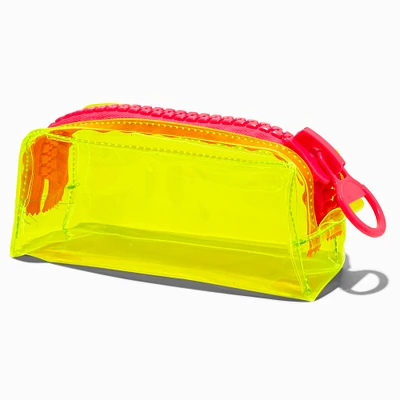 Yellow Neon Colorblock Pencil Case