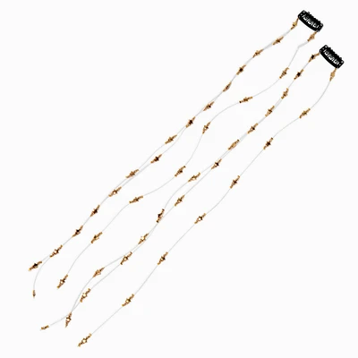 Gold Star Clip In Extensions - 2 Pack