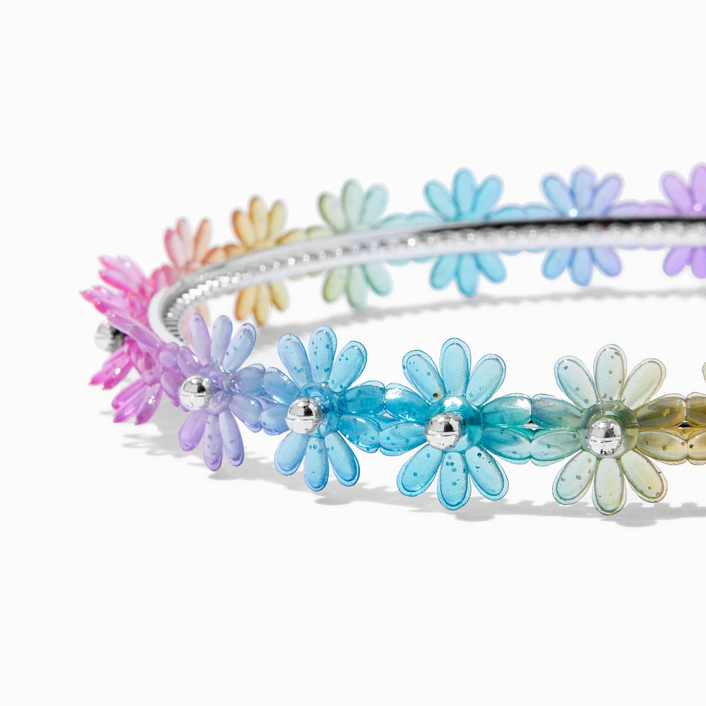 Claire's Club Rainbow Daisy Headband