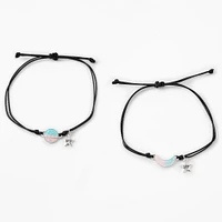 Best Friends Moon and Planet Bracelets - 2 Pack