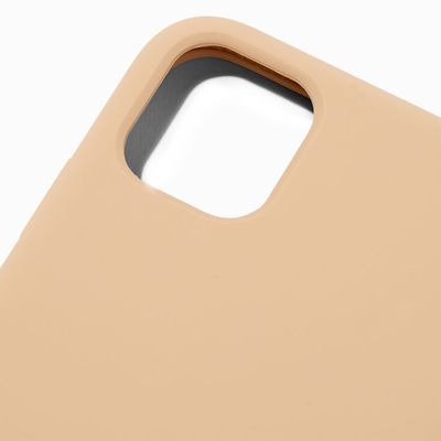 Solid Tan Silicone Phone Case - Fits iPhone® 11