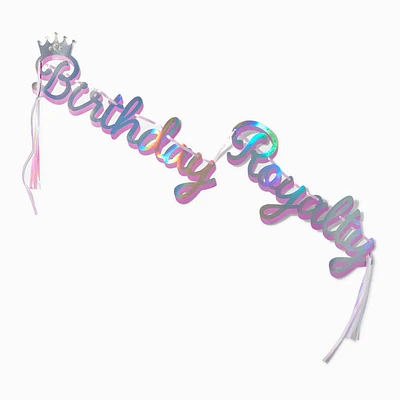 "Birthday Royalty" Party Banner