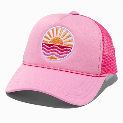 Sunrise Pink Trucker Hat