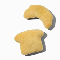 Croissant & Slice of Bread Plush Magnet Set - 2 Pack