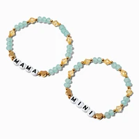 Best Friends ''Mama & Mini'' Beaded Stretch Bracelets - 2 Pack