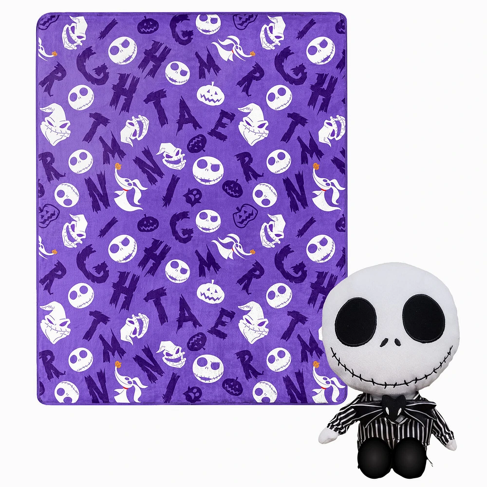 The Nightmare Before Christmas™ Hugger Pillow & Silk Touch Blanket Set (ds)