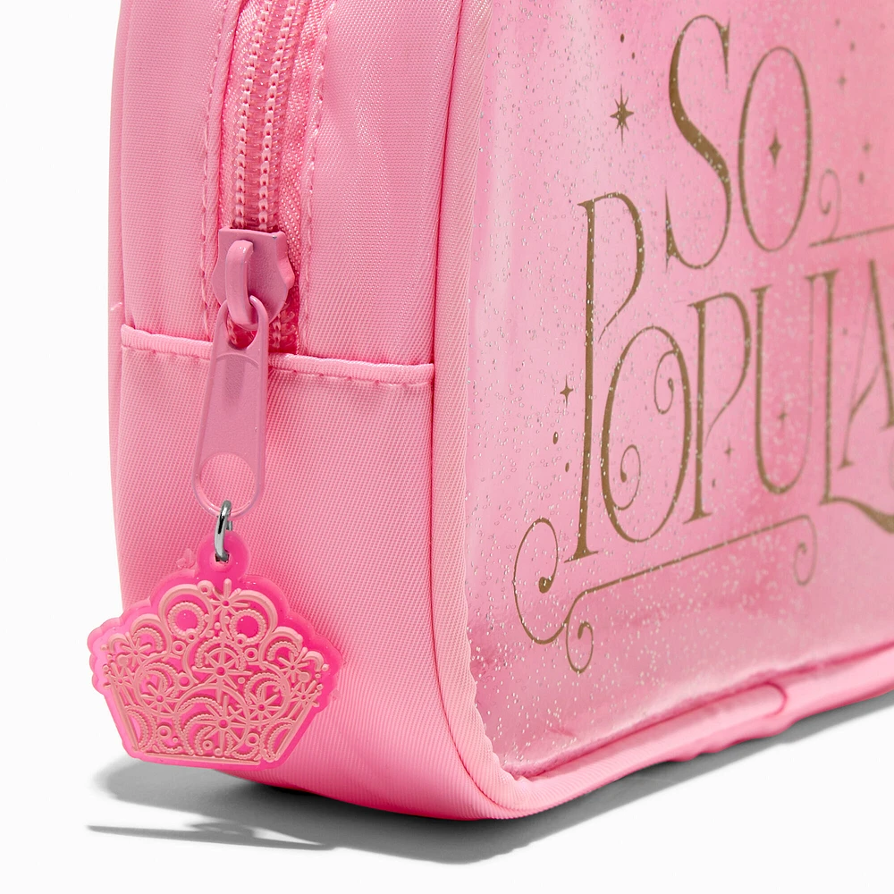 Wicked™ Claire's Exclusive "So Popular" Pink Makeup Bag